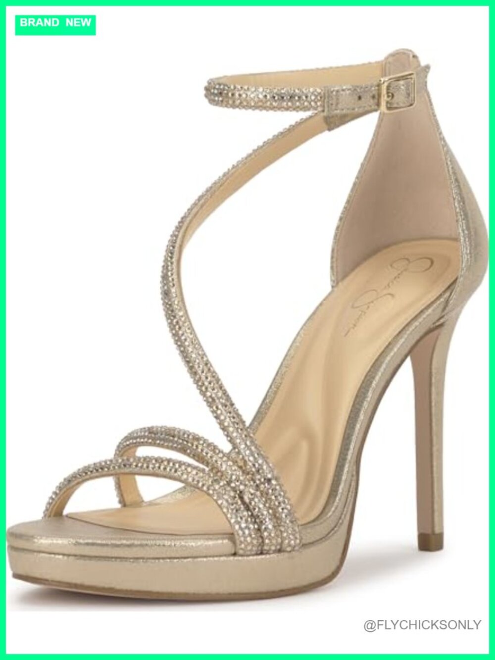 Jessica Simpson Noralina Ankle Strap Heeled Sandals